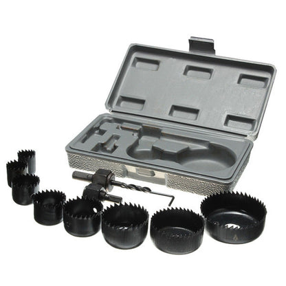🔥 Kit Sierra Copa 11 Piezas para Taladro