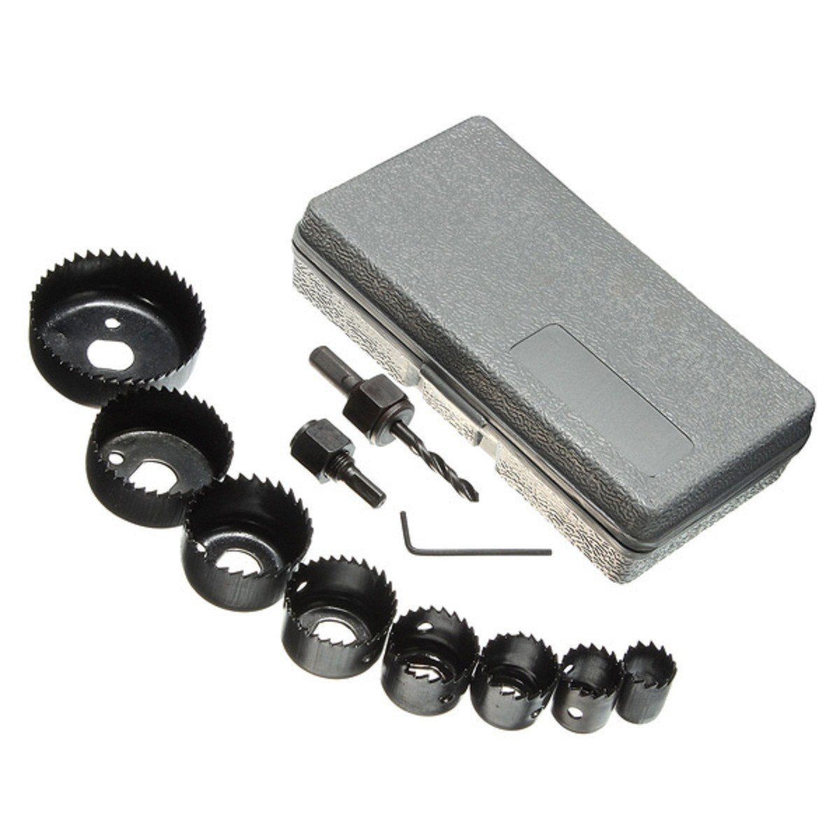 🔥 Kit Sierra Copa 11 Piezas para Taladro